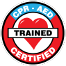CPR-AED Trained Certified logo