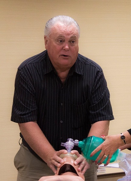 Paul leading a CPR training event